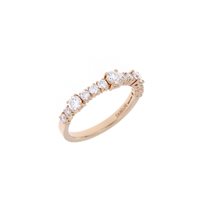 Ring Damiani Woman Notte Di San Lorenzo in Rose Gold Diamante 0.33 Ct 20089527 - 20089527